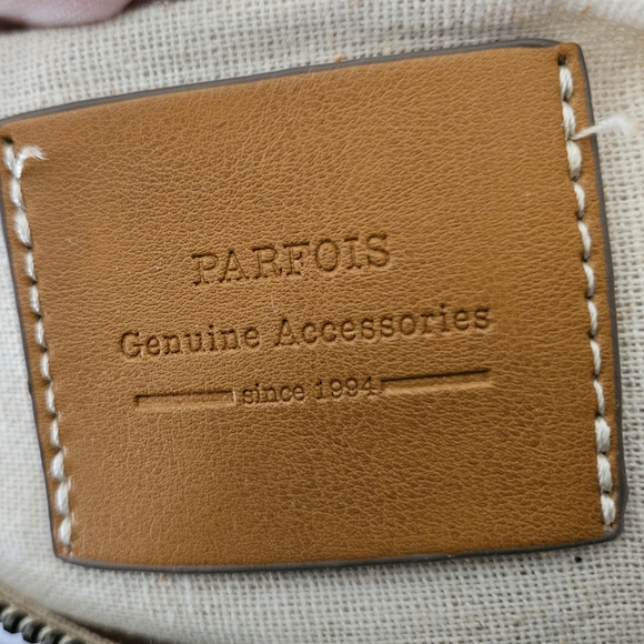 PARFOIS Leather Tote that includesRope Handles and Cotton/Canvas insert. EUC! - Picture 5 of 5